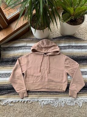 wild fable Cropped Mauve Pullover Hoodie